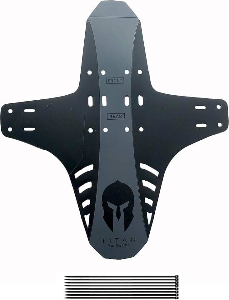 Protetor de lama para mountain bike, serve para 66 cm, 69,8 cm, 73,7 cm, para-lama MTB, protetor contra respingos de bicicleta, para-lama infantil, protetor de bicicleta Dirt Jump (TitanSignature)