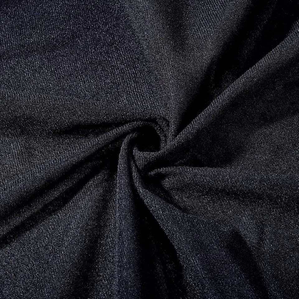 AHANDMAKER Tecido para confecção de bonecas, 149 x 99 cm, tecido preto de pele de boneca, colcha de retalhos, tecidos de costura leves para bonecas, pano, faça você mesmo, artesanato bordado feito à