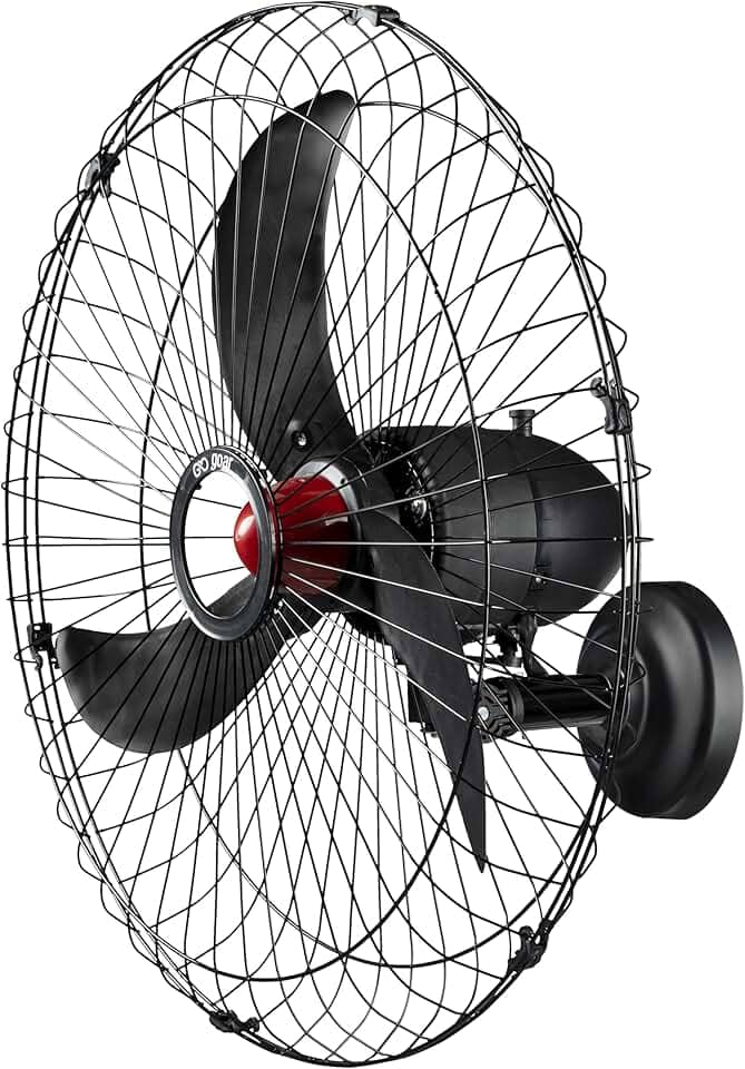 Ventilador Oscilante de Parede 70 cm Preto Bivolt