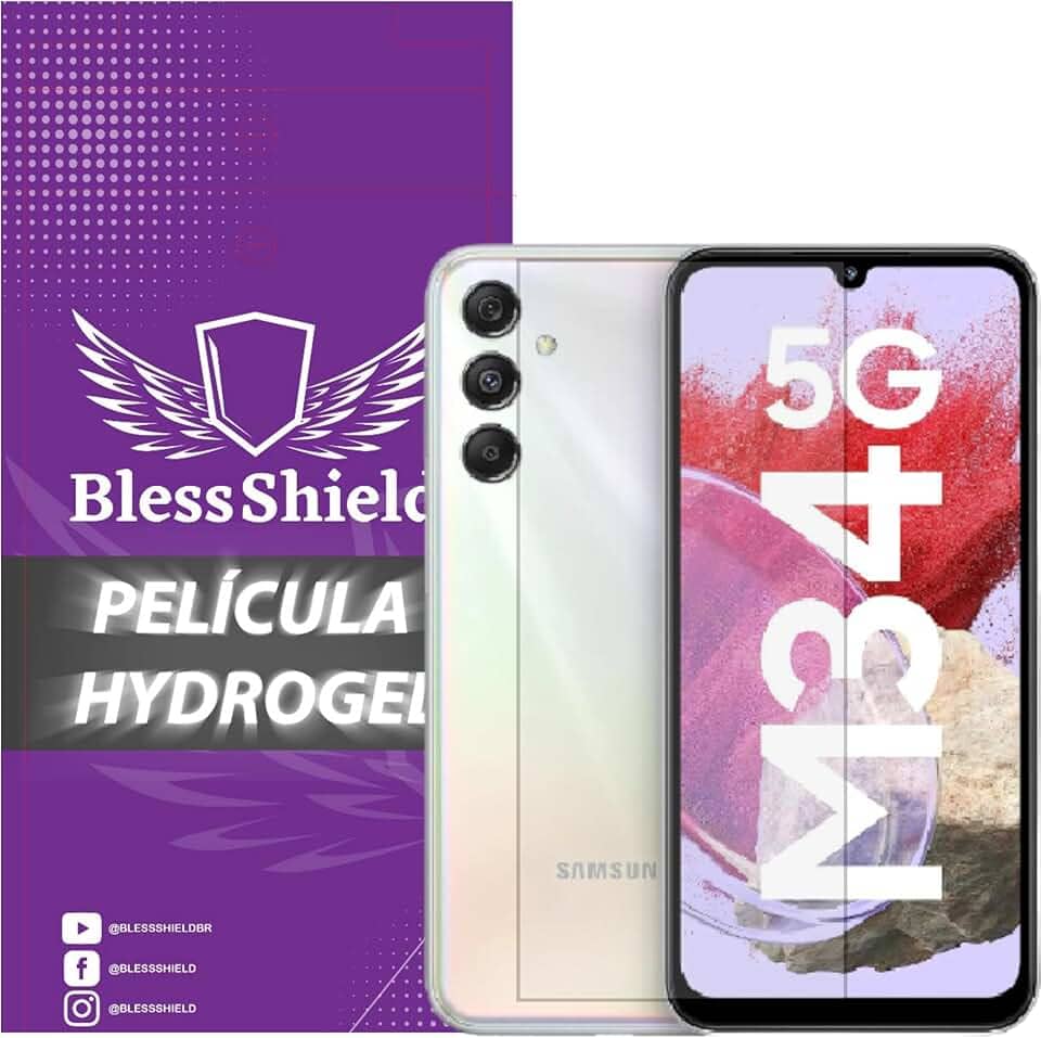 Película Hydrogel Compatível com Linha Samsung Galaxy M - BlessShield HD Premium (M34)