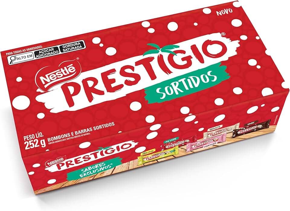 Caixa de bombons Prestígio Sabores 252g