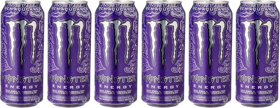 Pack de Monster Ultra Violet LT 473ml - Unidade 6 unidades