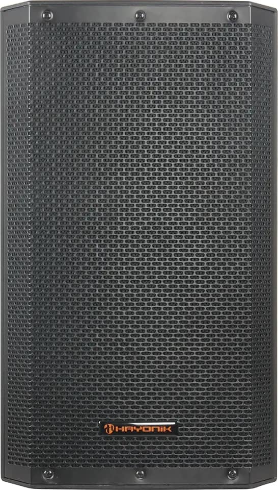 HAYONIK, Caixa Ac. Ativa/Amplificada 720W, Falante 12", Driver Titânio 1,35", USB, Entrada P/Mic, Bluetooth 5.0, Rádio FM, Controle App, 360W RMS, Saída Passiva - PRO12