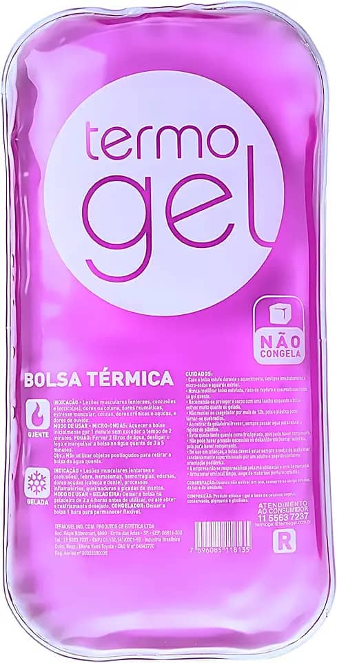 Termogel Bolsa Térmica Crystal 130 X 250Mm Comprida Rosa