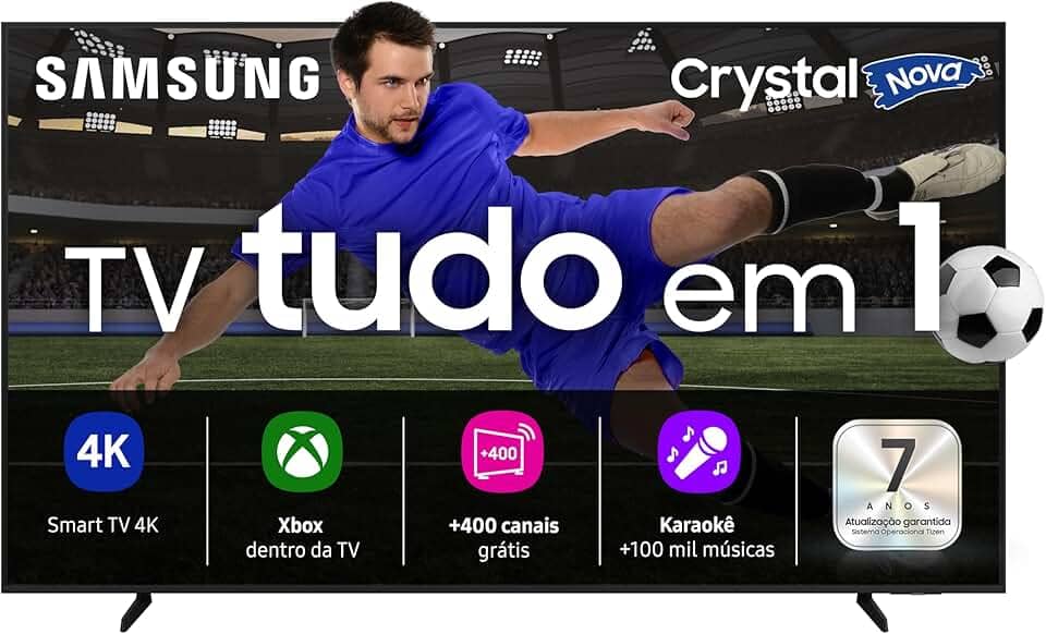 Samsung Smart TV 50" Crystal UHD 4K U8600F 2025