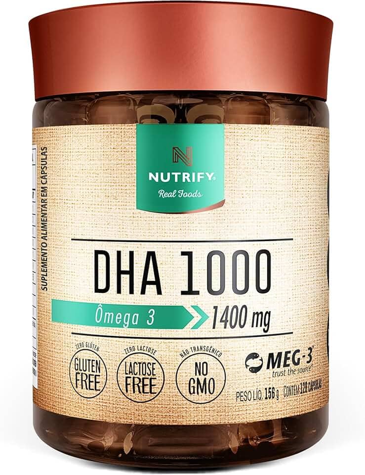 Nutrify - Ômega 3 DHA 1000mg - 120 Cápsulas