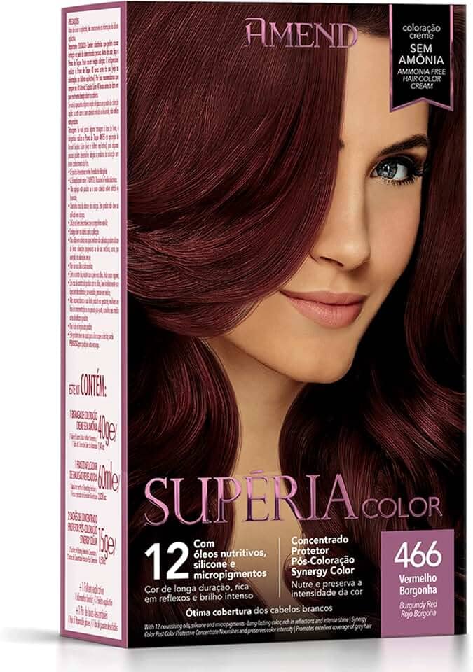 Amend Kit Tonalizante Supéria Color 466 Vermelho Borgonha