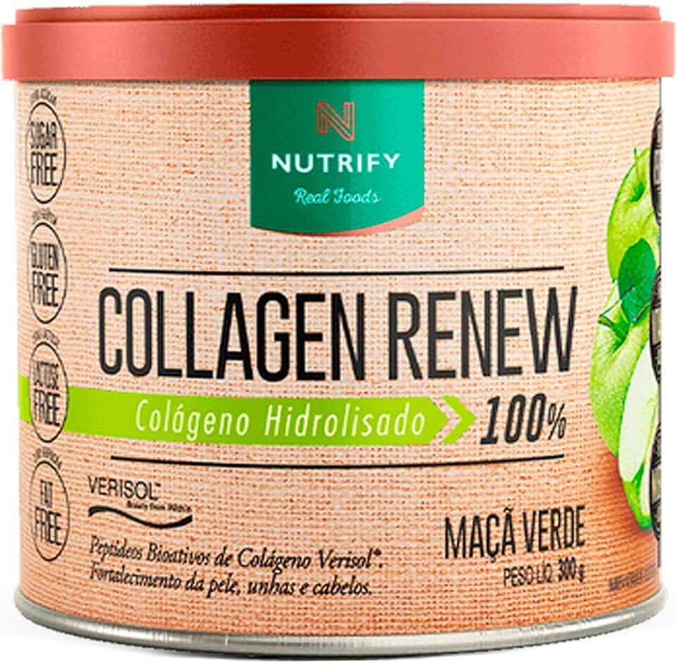 Nutrify - Colágeno Collagen Renew Verisol - 300g - Maçã Verde