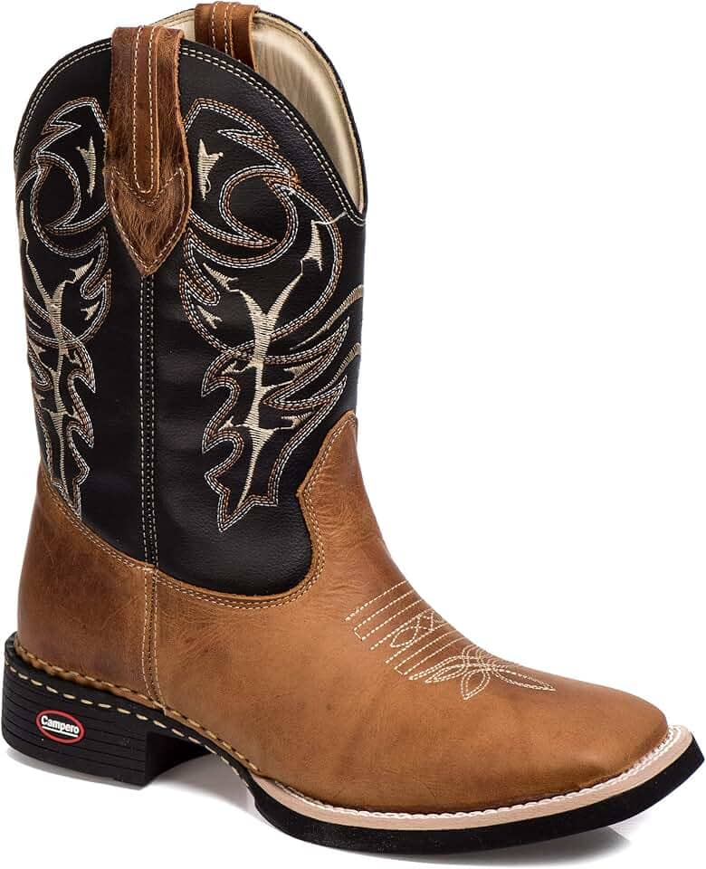 Bota Masculina Country Cano Longo Legit Couro Bov 223