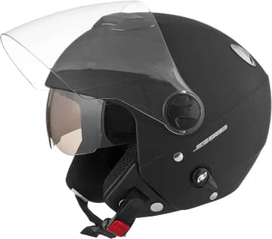 CAPACETE ABERTO PRO TORK NEW ATOMIC SOLID FOSCO [SEM ADESIVO] PRETO FOSCO TAM. 58