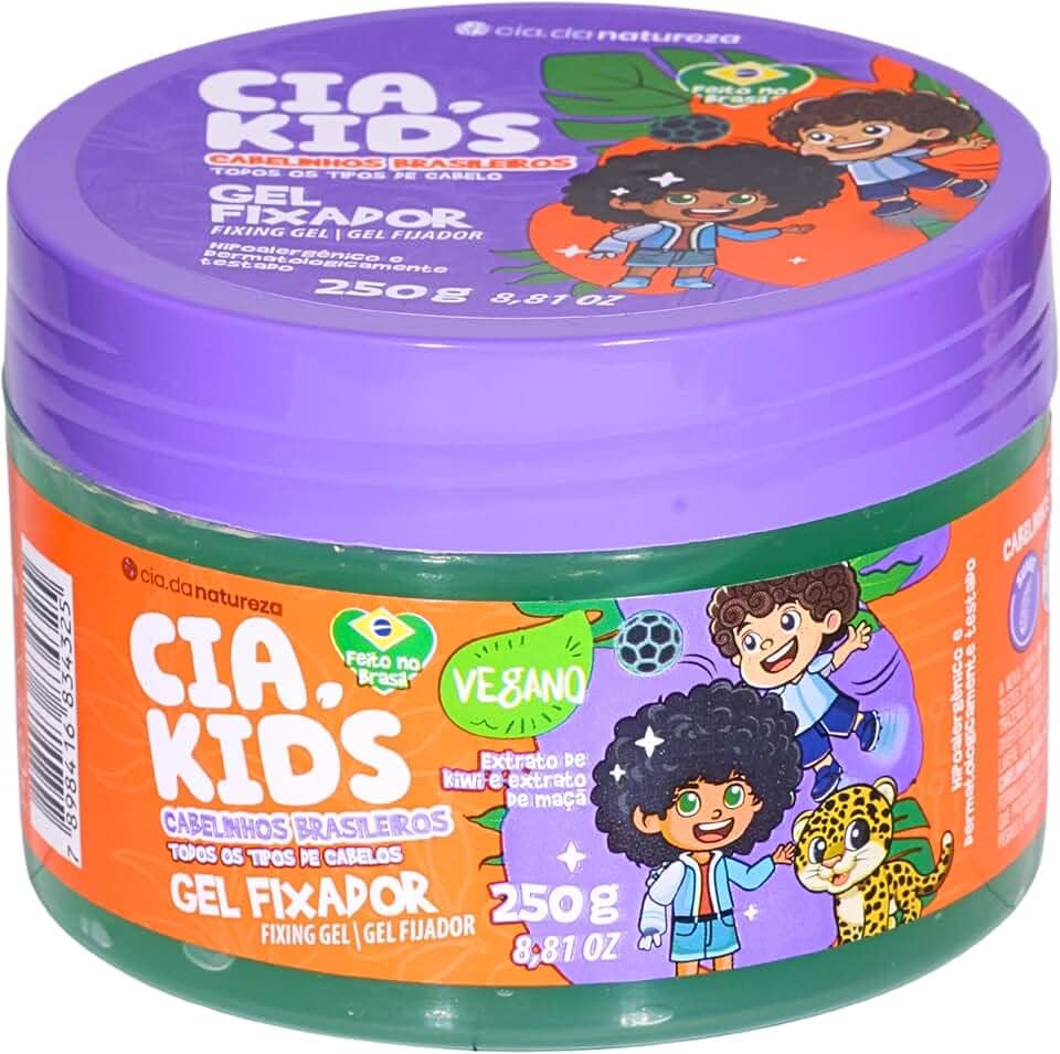 Cia Da Natureza - Gel Fixador Cia Da Natureza 250G Cia Kids Cabelinhos Brasileiros