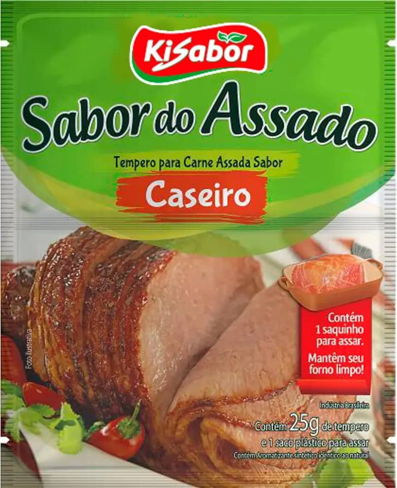 KiSabor Tempero Sabor Do Assado Caseiro Kisabor 25 Gramas