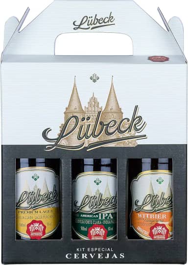 Kit Lübeck 3 Und 1 Lager - 1 Ipa - 1 Witbier Tangerina Lübeck Cerveja - Packs de Craft Beer