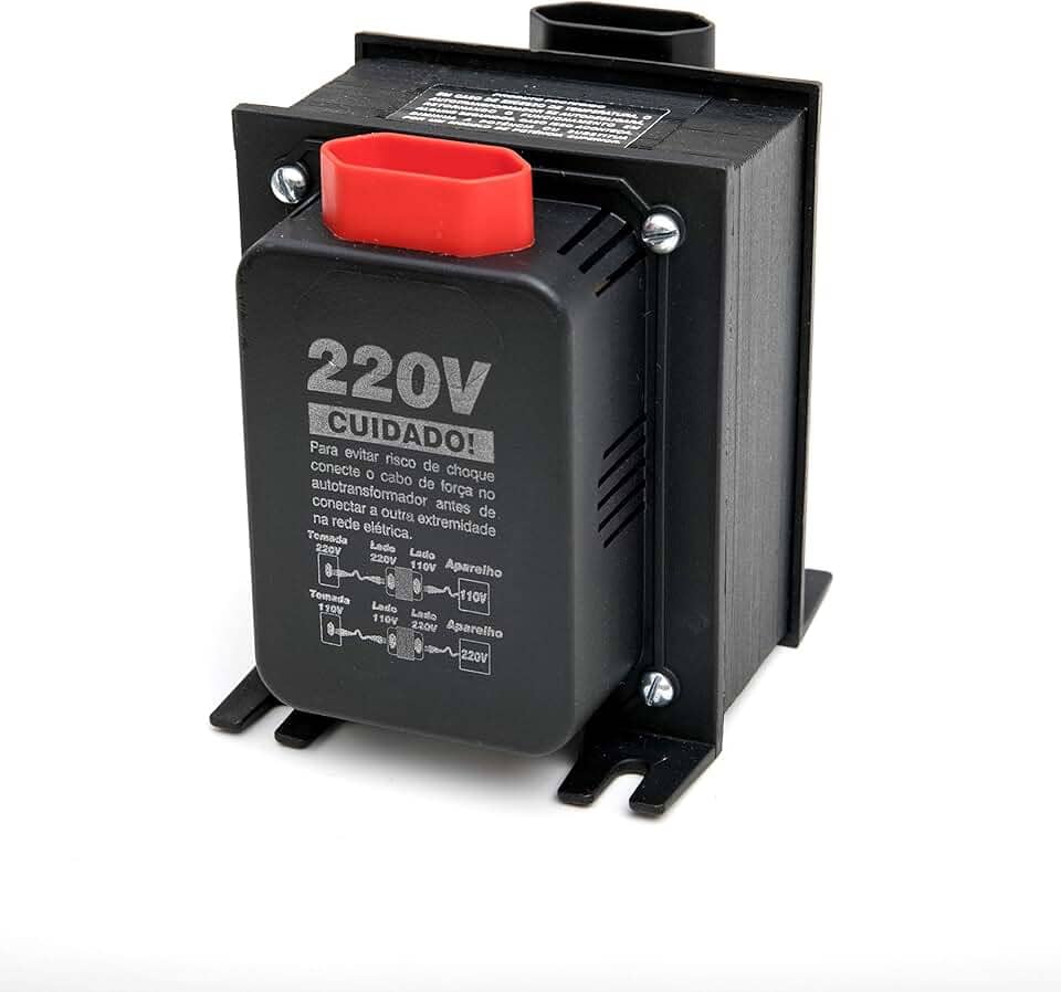 Autotransformador Bivolt (110V/127V para 220V ou 220V para 110V/127V) Tripolar de 750VA Multicraft