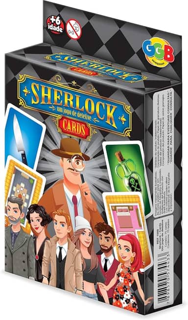 GGB Plast Jogo Detetive Sherlock Cards