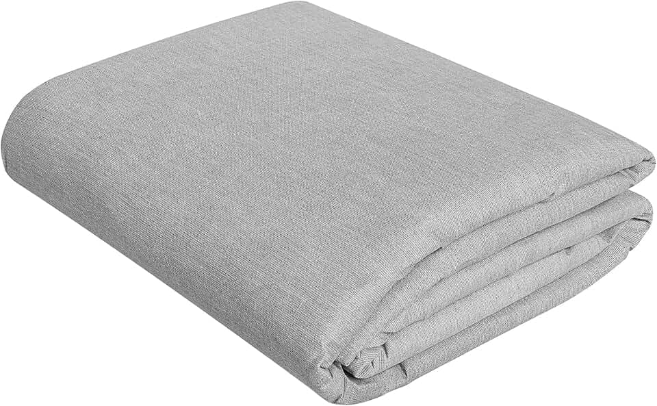 Metaltec Forro Capa Manta Protetora Térmico De Tábua De Passar Roupa Grande 2001 Metalizado medidas 129x54 cm - 100% Algodão Cinza