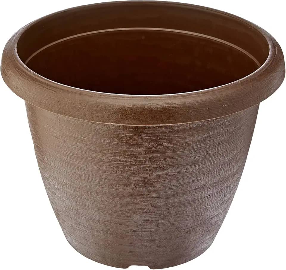 S25Tb-Vaso Siena 25 X19 Cm 5,3L Id Pc 20 Tabaco