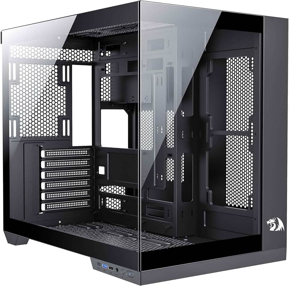 Gabinete Gamer Redragon Wideload Pro - Mid Tower, USB 3.0+2.0, Aquário, Vidro Panorâmico