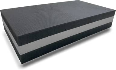 Step de EVA Slim 52x28x10cm Academia Exercícios Aeróbicos Fitness (Cinza)