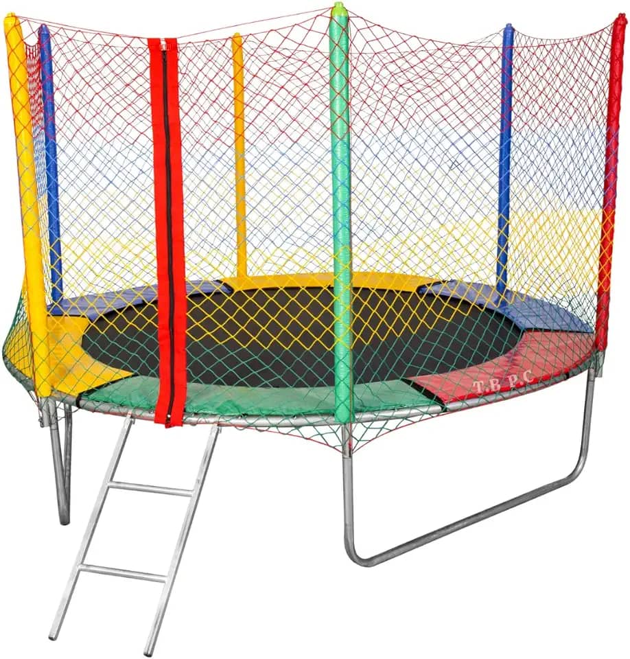 Cama Elástica Pula Pula 2,44 - Suporta 175 Kg Alta resistência - Rede com Zíper