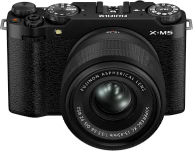 FUJIFILM Câmera digital sem espelho X-M5 XC15-45mmF3.5-5.6 OIS PZ Kit de lentes - Preto