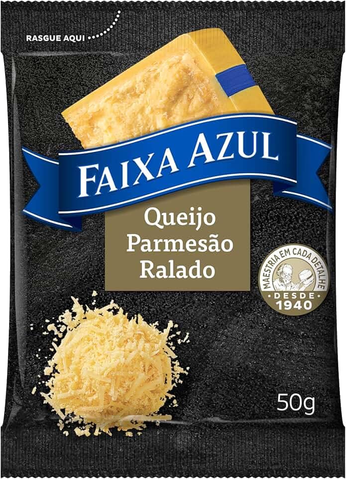 Queijo Parmesão Ralado Faixa Azul 50g