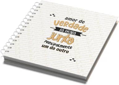 Scrapbooking album - Coleção Frases - Presente para Namorada (C)