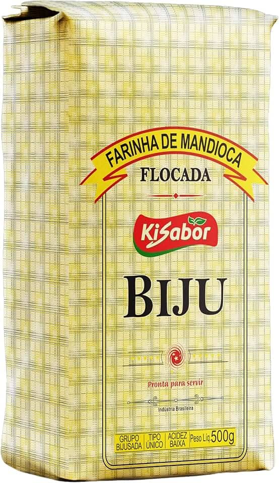 KiSabor Farinha De Mandioca Biju Kisabor 500 Gramas