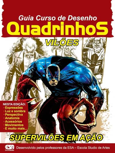 Guia curso de desenho - Quadrinhos - Vilões