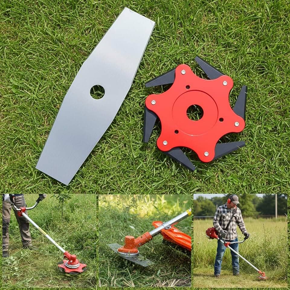 Kit 2 Lâminas Para Roçadeiras Facão Disco Corte 6 Pontas 20mm Stihl