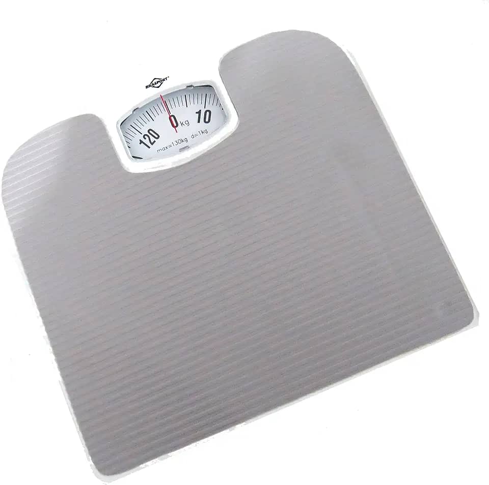 Balança Mecânica Antiderrapante 130kg Para Banheiro