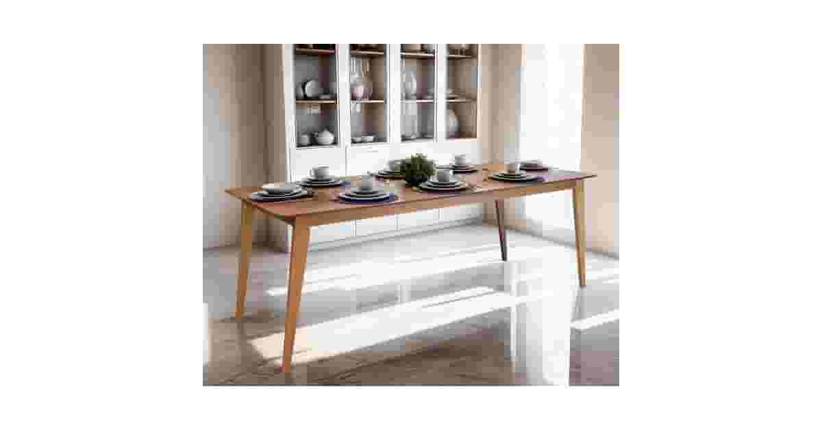 Qual Melhor Mesa de Jantar Retangular Para 8 Pessoas?