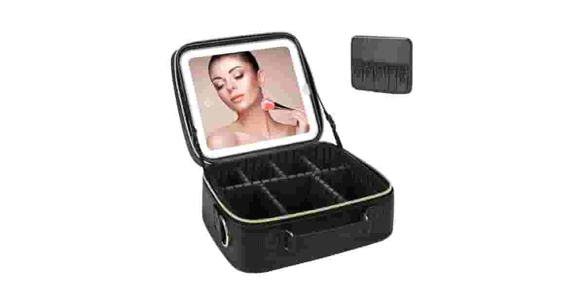 Qual Melhor Organizador de Maquiagem com Espelho e Luz para Viagem