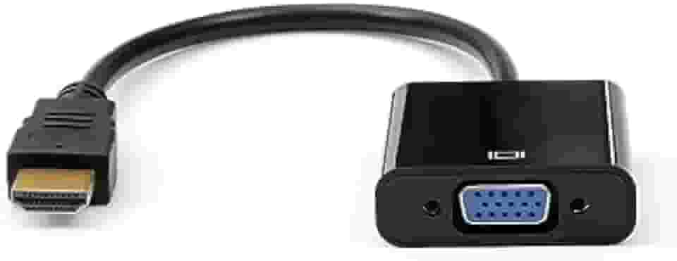 PlusCable Cabo Adaptador de video HDMI Macho para VGA Femea ADP-HDMIVGA10BK