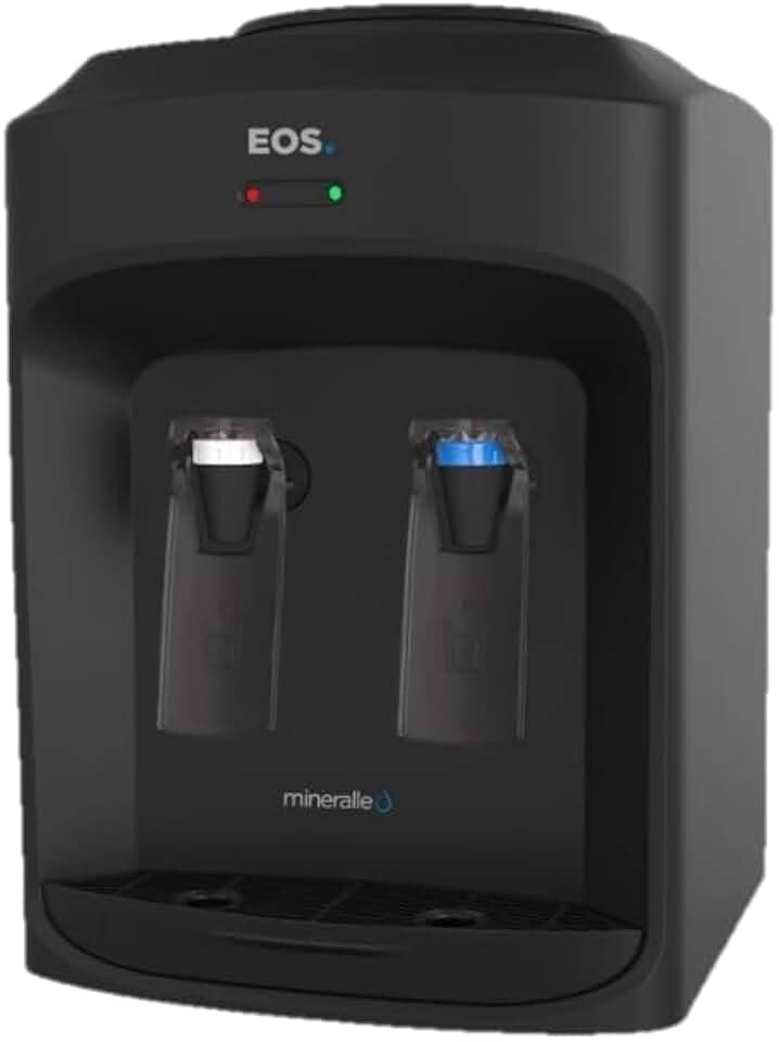 Bebedouro de Garrafão Eos Mineralle Preto Ebe01p 220v