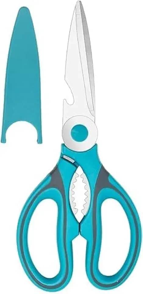 Tesoura De Cozinha Cortar Alimentos Multifuncional Faca