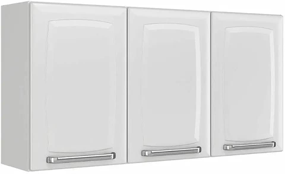 Armário Aéreo Cozinhas Itatiaia Luce - 3 Portas - Branco