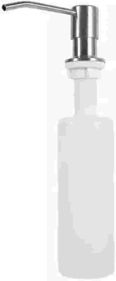 Dispenser Embutido Dosador de Detergente para Pia de Cozinha Dispensador Inox de Sabão de Embutir em Bancada 500ml