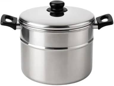 Panela Forma de Pudim Banho Maria com alça e tampa(nº 20 e 22), em Alumínio Polido(3,8L)