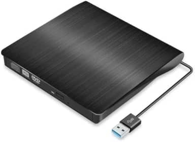 Drive Externo Leitor e Gravador de CD/DVD USB 3.0 5Gbps Slim Portátil para PC e Notebook