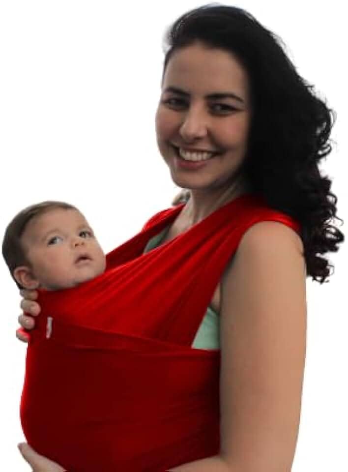 Dry Fit, Canguru, Wrap Sling, Verão Proteção Ev 50 (Vermelho)