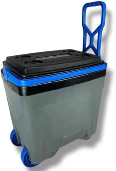 Cooler Caixa Térmica 34 Litros com Rodinha Camping Pesca Praia Caixa Termica