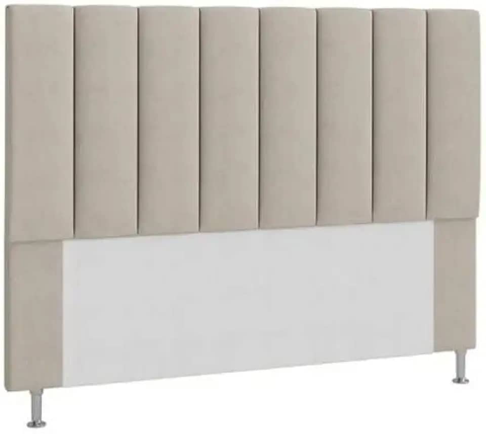 CABECEIRA QUEEN ESTOFADA CARLA 160 CM BEGE