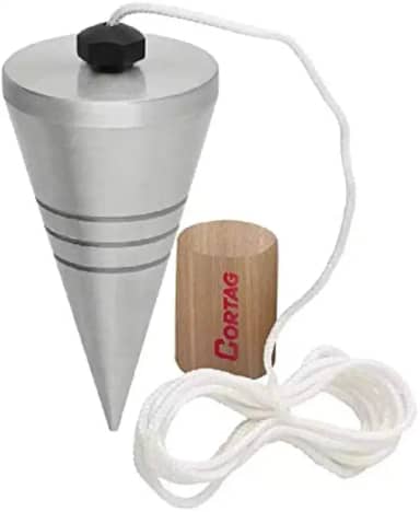 Prumo de Centro Cromado 500 GR Cortag