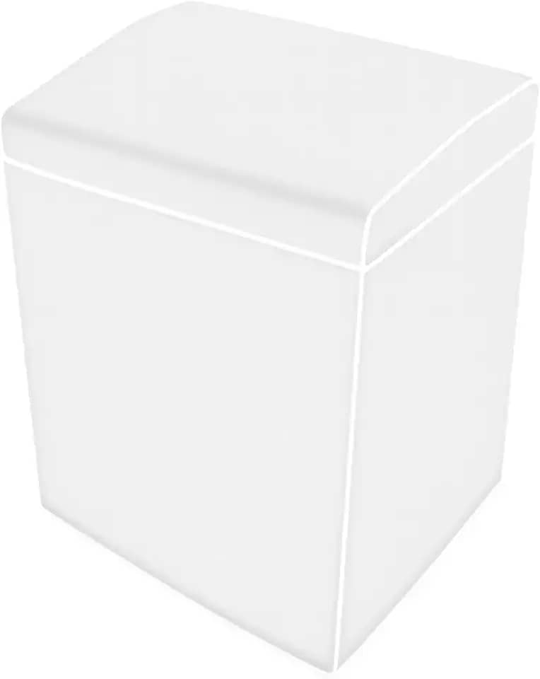 Capa para Máquina de Lavar Impermeável Sem Zíper Todos Tamanhos e Marcas Electrolux Brastemp Consul Colormaq (BRANCO, G)