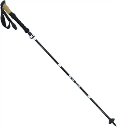 NTK, Bastão de Caminhada TREK RACE Alumínio 7075 135cm Trilhas e Aventuras, Preto