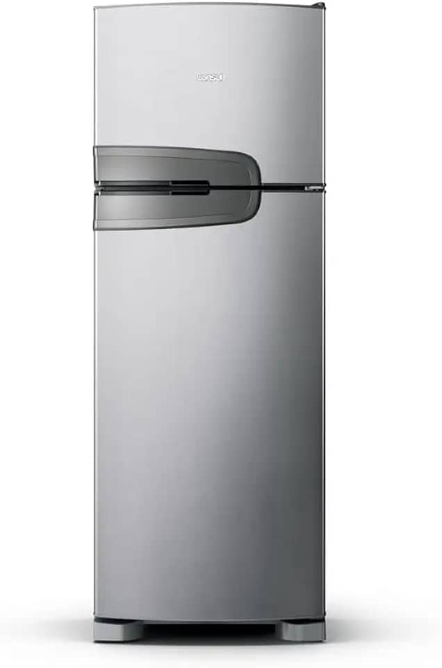 Geladeira Consul Frost Free Duplex 340 litros com Prateleiras Altura Flex cor inox - CRM39AK 220V