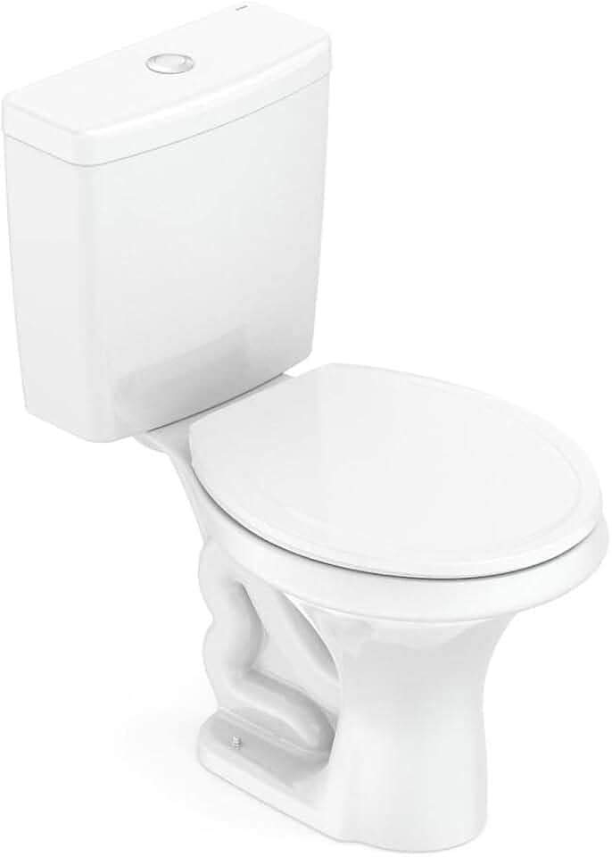 Kit Vaso Sanitário com Caixa Acoplada 6l com Assento Zip Incepa Branco