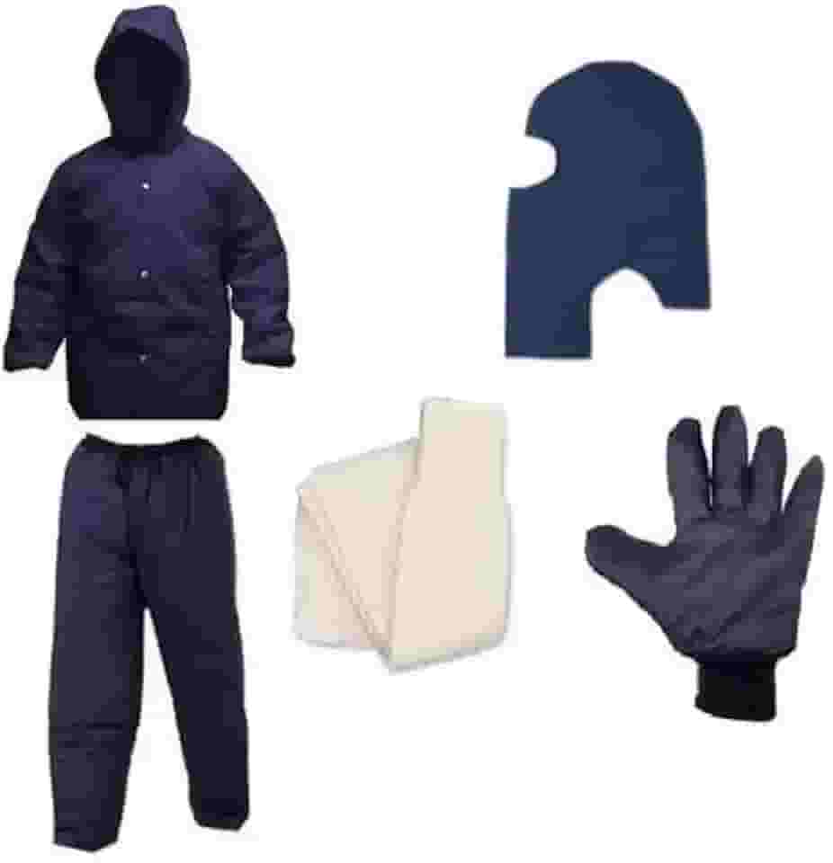 Conjunto Câmara Fria Japona Calça Luva Balaclava Meião Epi (GG)