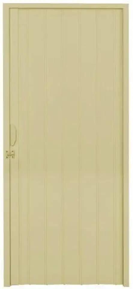 Porta Sanfonada PVC Polifort 210cmx60cm Bege
